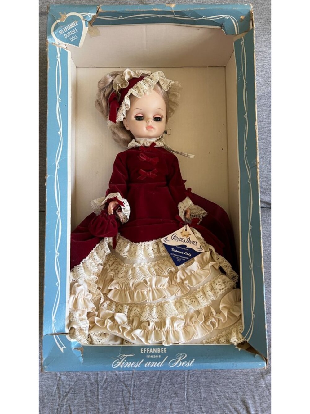 Effanbee Grandes Dames Victorian Lady Doll In Original Box - Four Seasons Collec